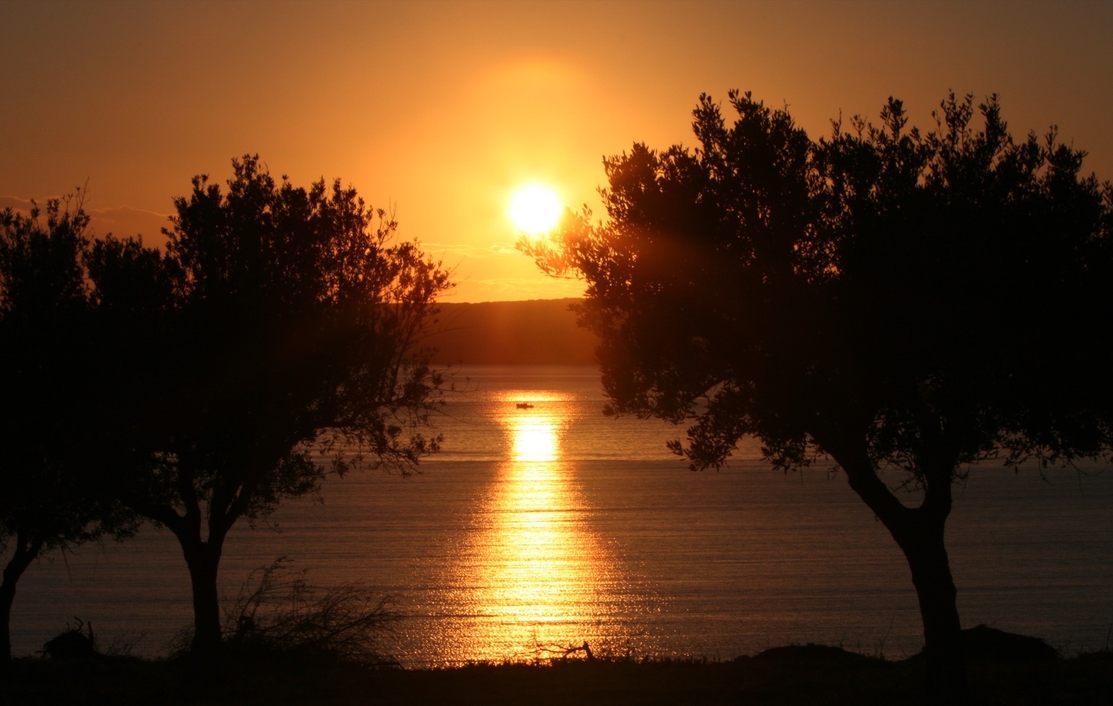 De Baai van Navarino bij Pylos